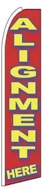 NEOPlex SW10513 Alignment Here Red Swooper Flag