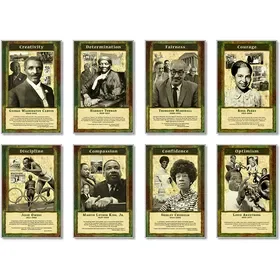 North Star Teacher Resource NST3056 Leaders And Achievers Bb Set 8 Pcs 11 X 17, Price/EA