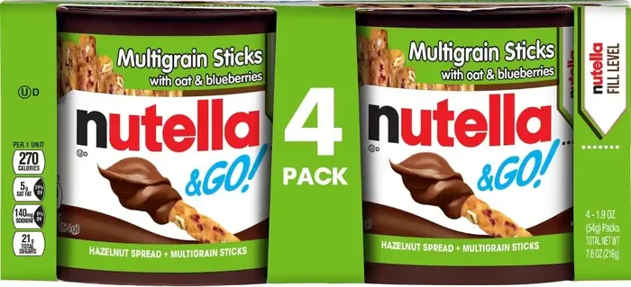 Nutella & Go! Hazelnut Spread & Multigrain Sticks