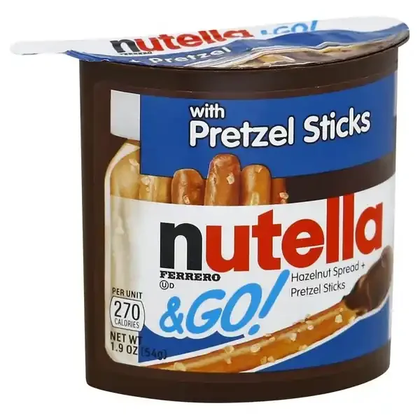 Nutella Hazelnut Spread + Pretzel Sticks