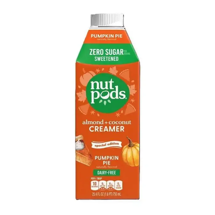 Nutpods Zero Sugar Pumpkin Pie Almond + Coconut Creamer