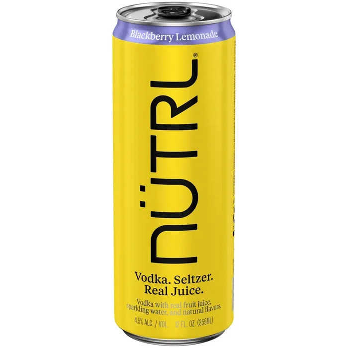 Nutrl Vodka Seltzer Blackberry Lemonade 12 fl oz Single Can