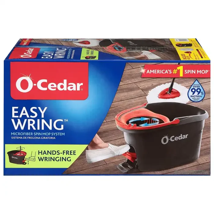 O-Cedar Easy Wring Microfiber Spin Mop System 1 Kit