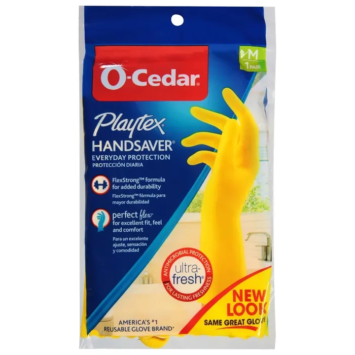 O-Cedar Playtex Medium Handsaver Gloves 1 ea