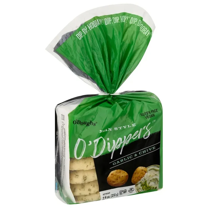 O‘Doughs Naan Style Garlic & Chive O‘Dippers 7.4 oz