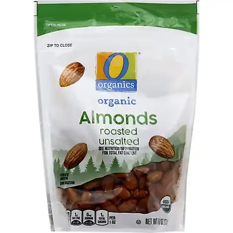 O Organics Organic Almonds Roasted Unsalted