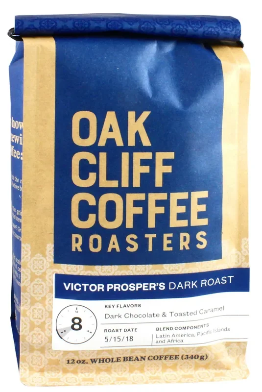 Oak Cliff Coffee Victor Prosper Dark Roast – 12 oz