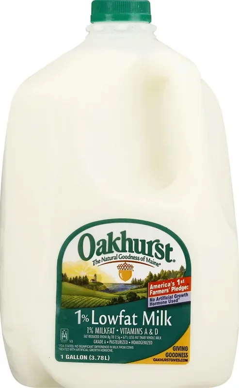Oakhurst 1% Lowfat Milk 1 gl