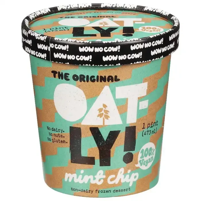 Oatly Mint Chip Non-Dairy Frozen Dessert – 16 fl oz