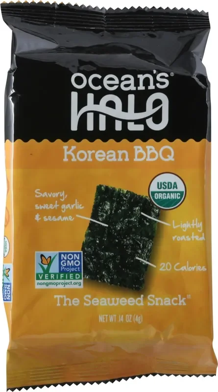 Ocean‘s Halo Korean BBQ Seaweed Snack 14 oz