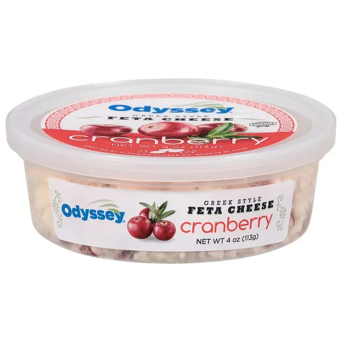 Odyssey Greek Style Cranberry Feta Cheese 4 oz