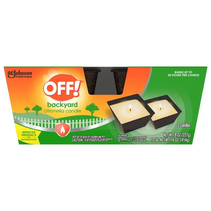 Off! Citronella Candle Bucket Twin Pack