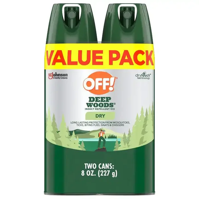 OFF! Deep Woods Mosquito Repellent Bug Spray- Two units 4oz each​
