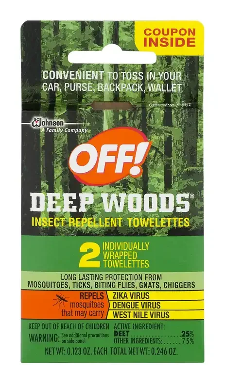 OFF! Off Deep Woods Towelettes