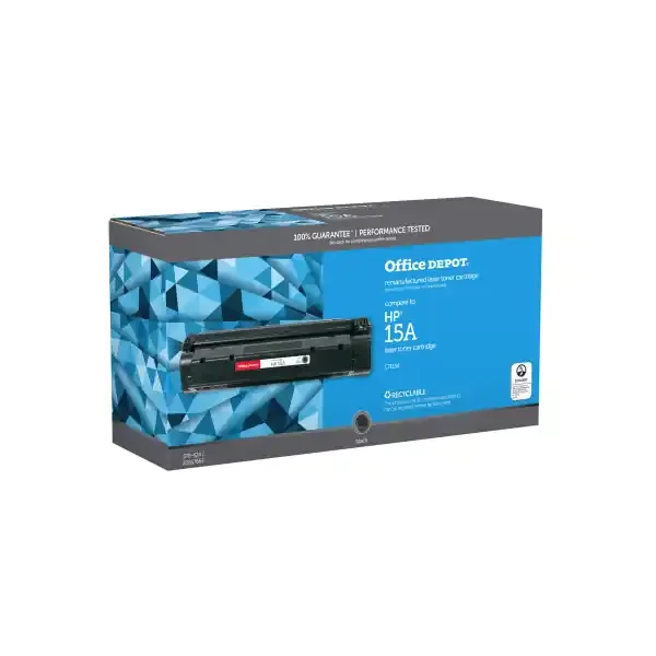 Office Depot Brand 15A Remanufactured Toner Cartridge Replacement For Hp 15A Black