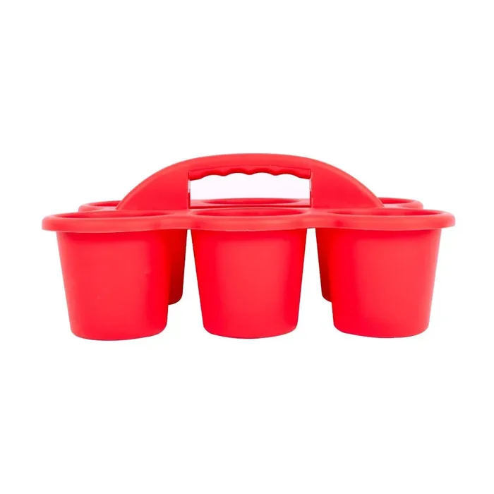 Office Works 6 Cup Caddy – Red