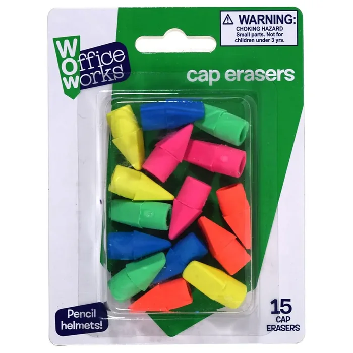 Office Works Cap Erasers