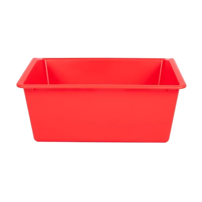 Office Works Plastic Book Bin – Red