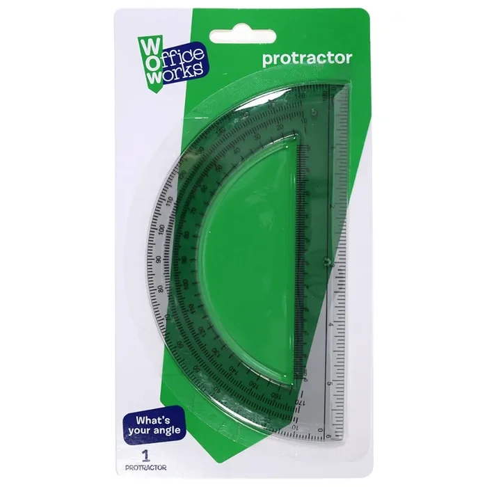 Office Works Protractor/Ruler