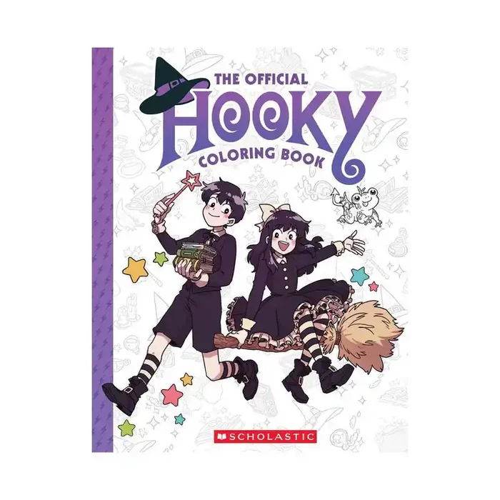 Official Hooky Coloring Book – by Scholastic (Paperback)