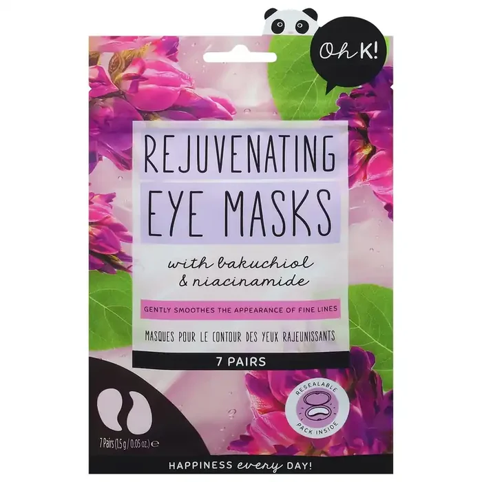 Oh K! Rejuvenating Eye Masks with Bakuchiol & Niacinamide 7 – 0.05 oz Pairs