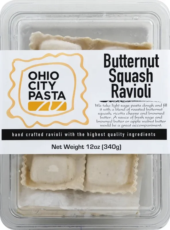 Ohio City Pasta Ravioli, Butternut Squash