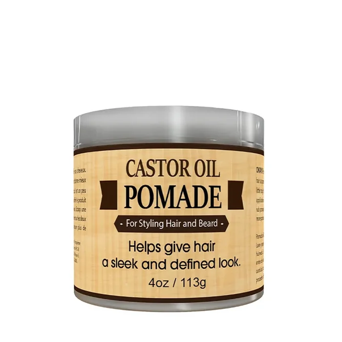 Okay Men Castor Oil Beard And Hair Pomade, 4 Oz
