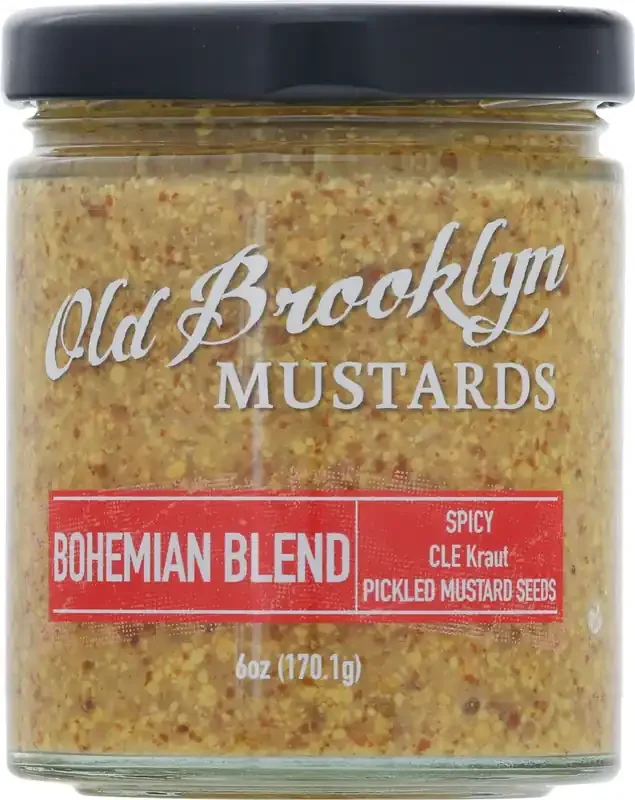 Old Brooklyn Bohemian Blend Spicy Cle Kraut Mustards 6 oz