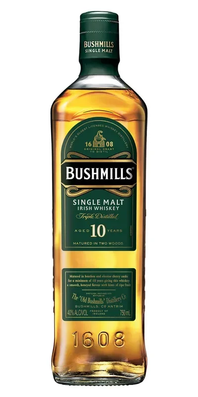 Old Bushmills 10 Year Irish Whiskey