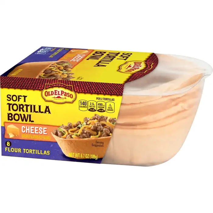 Old El Paso Cheese Soft Tortilla Bowl
