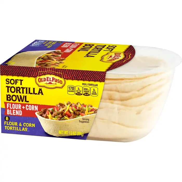 Old El Paso Flour & Corn Blend Soft Tortilla Bowl