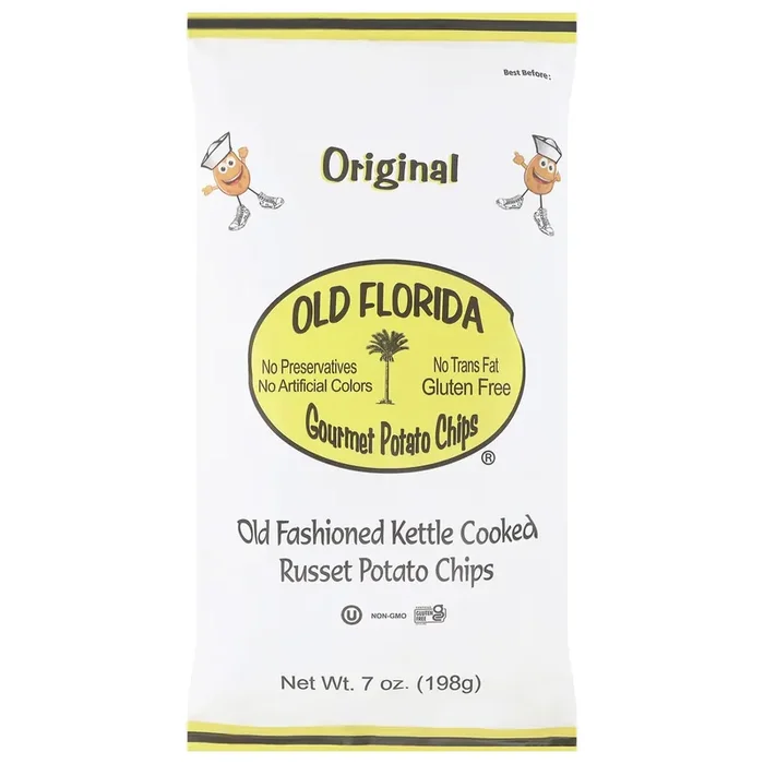 Old Florida Gourmet Products Gourmet Original Potato Chips 7 oz