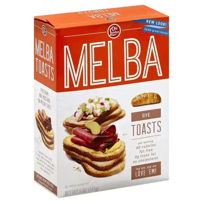 Old London Melba Rye Toasts
