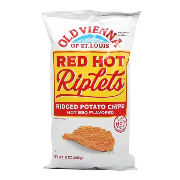 Old Vienna Red Hot Riplets Potato Chips