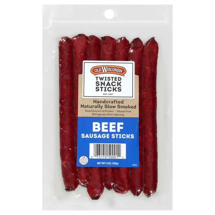 Old Wisconsin Beef Sausage Twisted Snack Sticks 5 oz. Pack