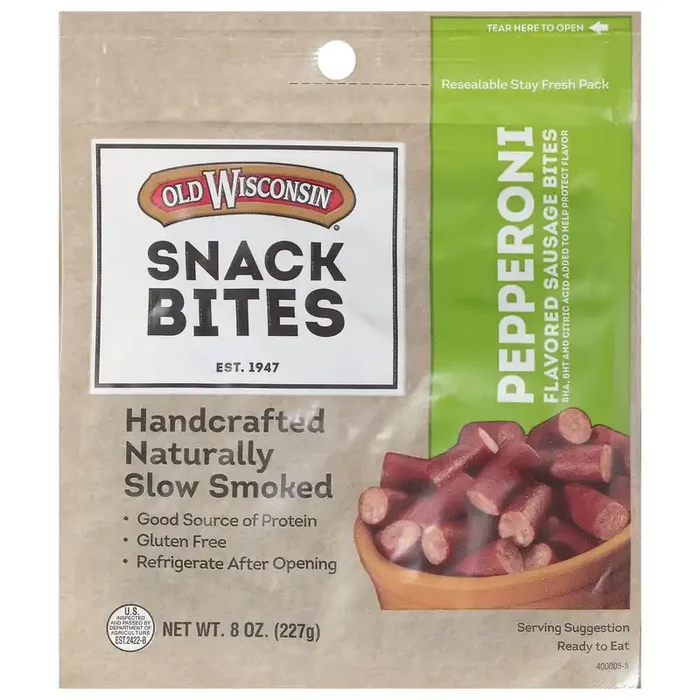 Old Wisconsin Pepperoni Sausage Bites – 8 oz