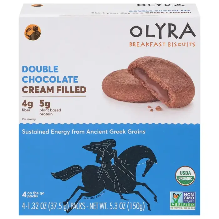 Olyra Double Chocolate Sandwich Breakfast Biscuits
