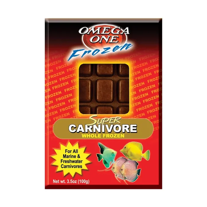 Omega One Frozen Super Carnivore Fish Food