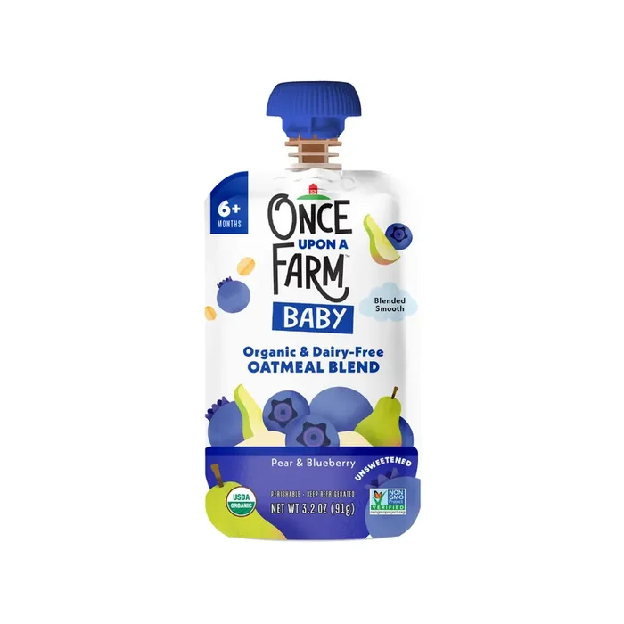 ONCE UPON A FARM OFarm Baby Oat Blend Blueberry 3.2oz