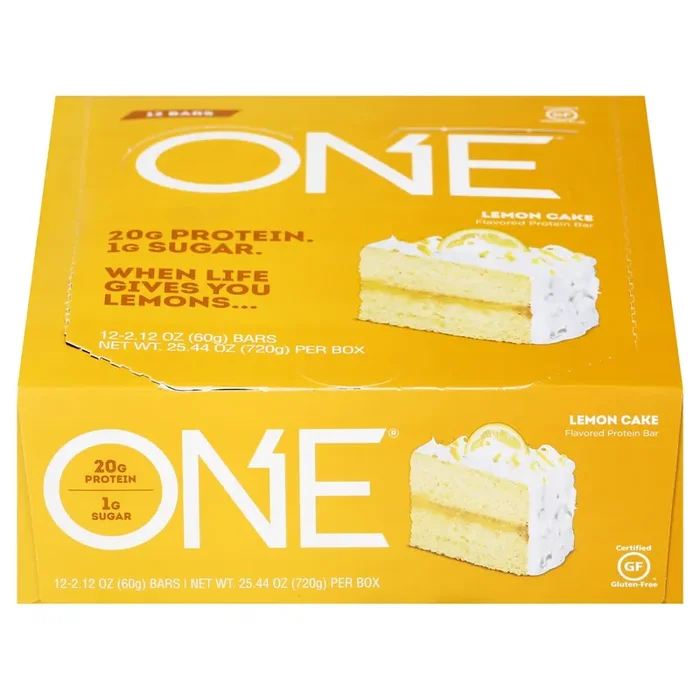 ONE Flavored Lemon Cake Protein Bar 12 ea