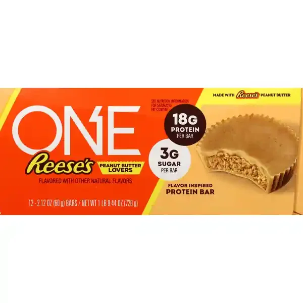 ONE Reese‘s Peanut Butter Lovers 18g Protein Bar – 12 ct