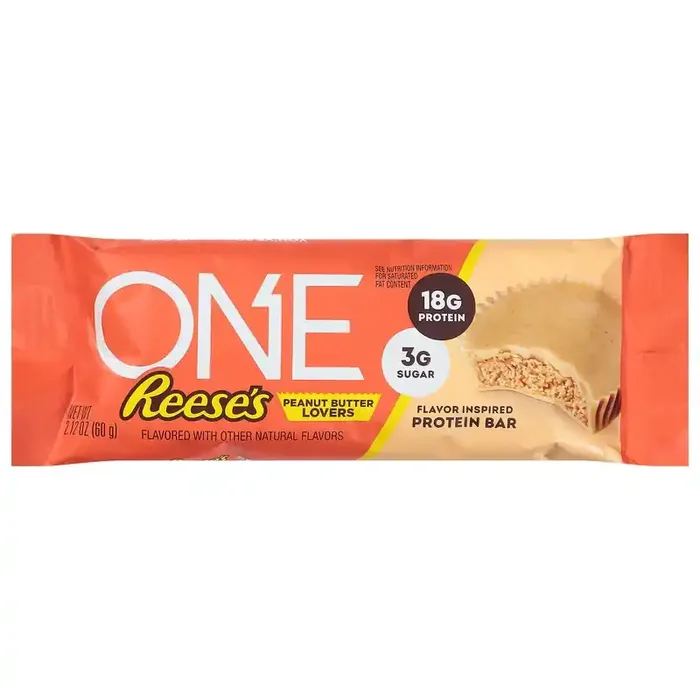 One Reese‘s Peanut Butter Lovers Protein Bar 2.12 oz