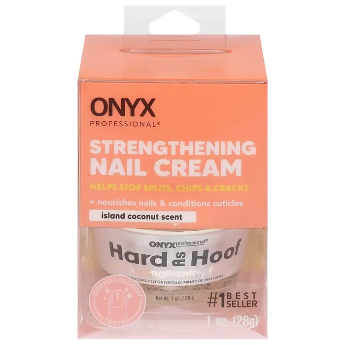 Onyx Professional Strengthening Island Coconut Scent Nail Cream 1 oz