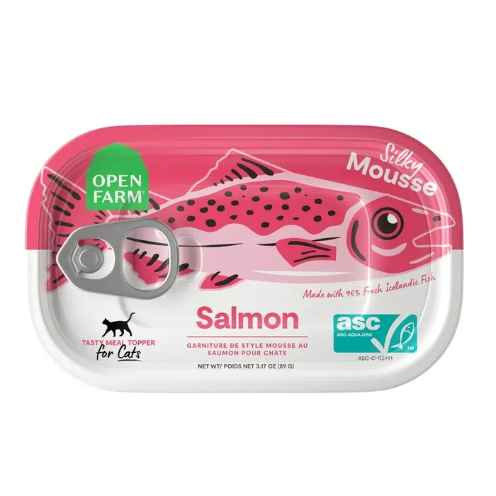 OPEN FARM Salmon Recipe Topper for Cats 3.17 oz