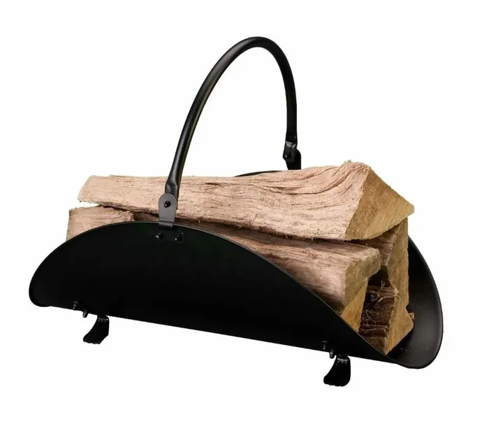 Open Hearth By Panacea Log Holder – Black