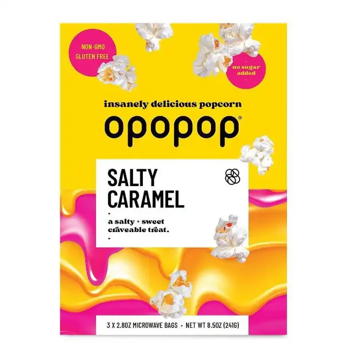 Opopop Microwave Salty Caramel – 8.5oz
