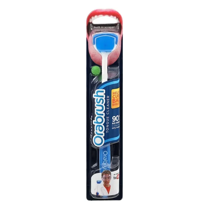 Orabrush DenTek Orabrush Fresh Breath Tongue Cleaner, 1 Count