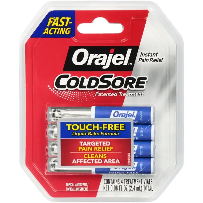 Orajel Cold Sore Treatment – Instant Relief for Cold Sore Pain- From 1 Oral Pain Relief Brand