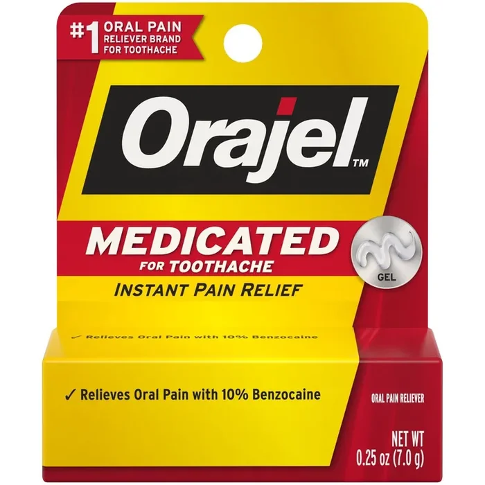 Orajel Medicated For Toothache Gel .25 OZ
