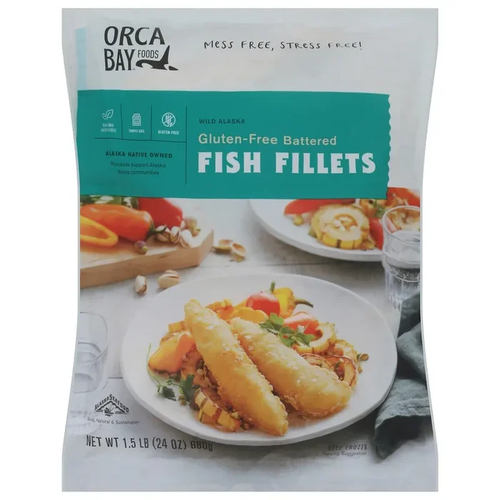 Orca Bay Foods Gluten-Free Battered Wild Alaska Fish Fillets 1.5 lb